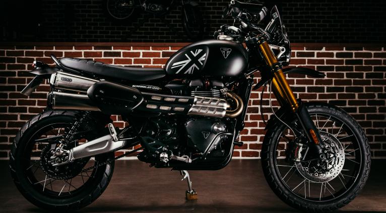TRIUMPH 1200 SCRAMBLER XE UNION DARK