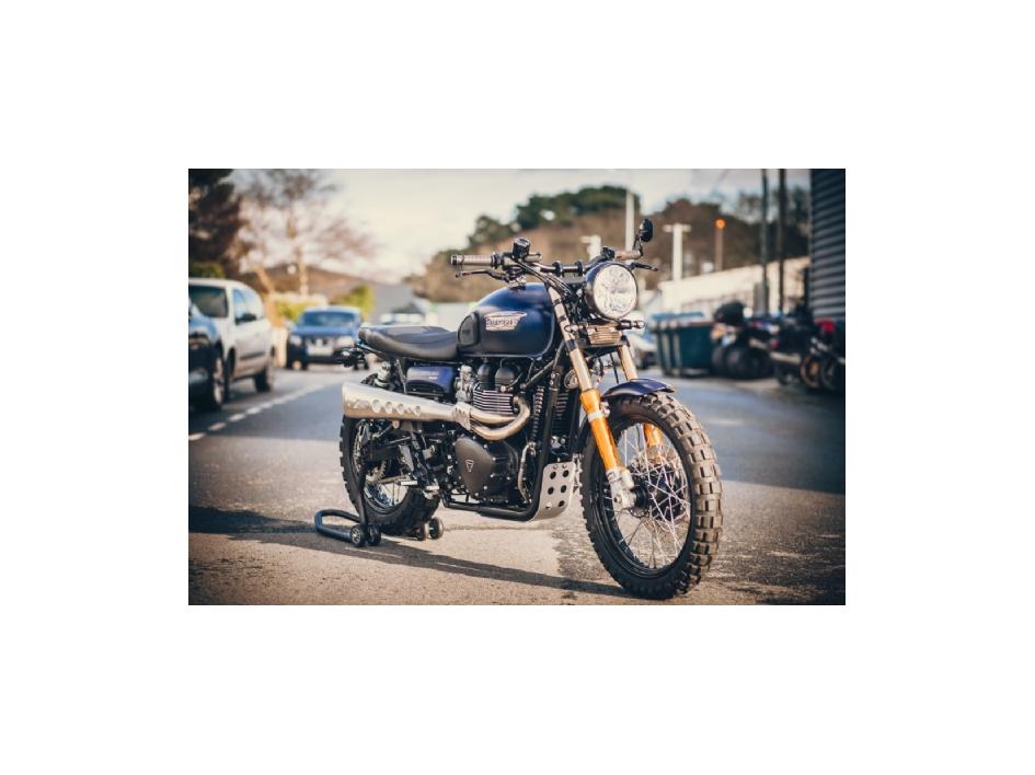 SCRAMBLER MATT PACIFIC BLUE (suite préparation et vente)